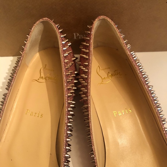 Christian Louboutin Metalic Spike flats - Picture 10 of 10